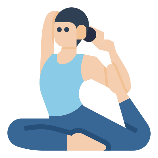 woman stretching