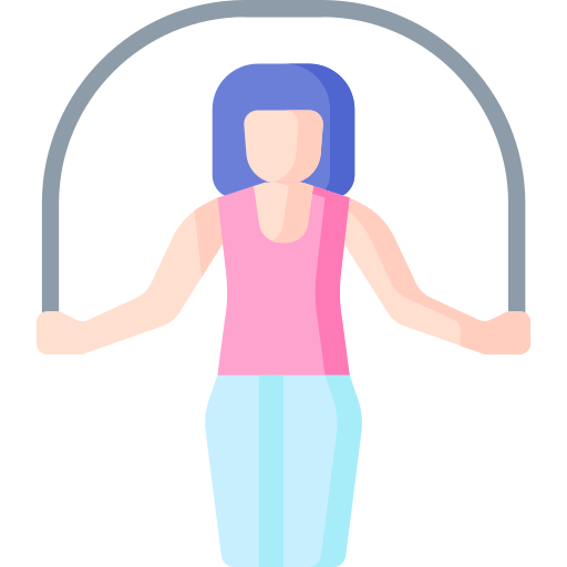 woman jumping rope