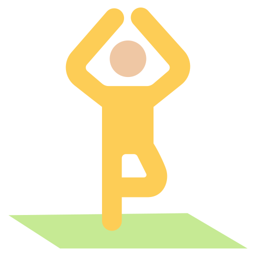 person balancing on one leg