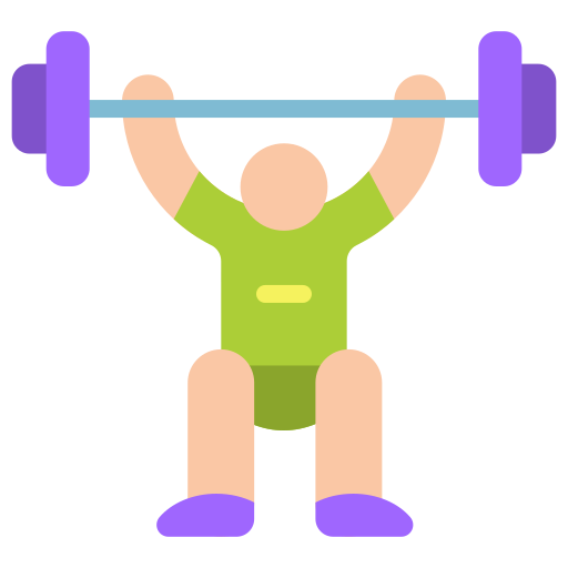 person lifting weights
