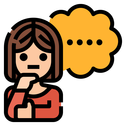 a woman doing some thinking